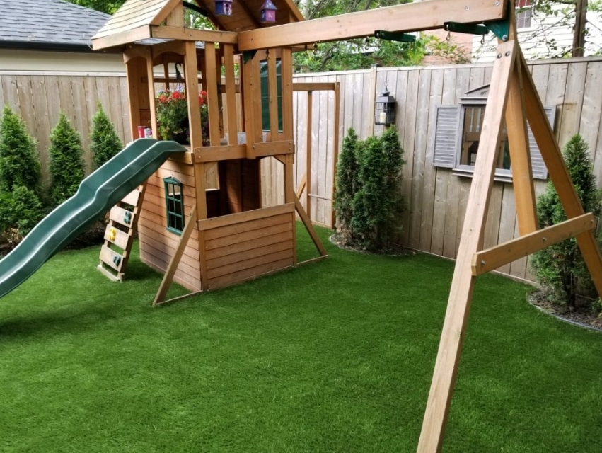 turf on playground